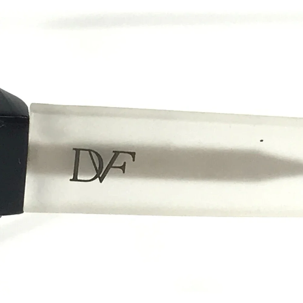 Diane Von Furstenberg Eyeglasses Frames DVF5061 001 Black Clear Square 48-17-135
